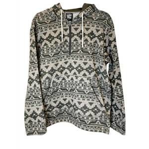 NEW LANCER'S FASHION men's trey aztec jacket in olive, cream, and gray